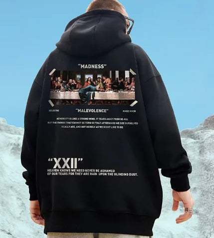 Floral Aesthetic Last Supper Sweater