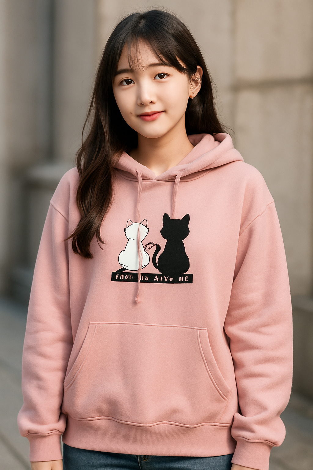 Korean Loose Plus Velvet Thick Fashion Top