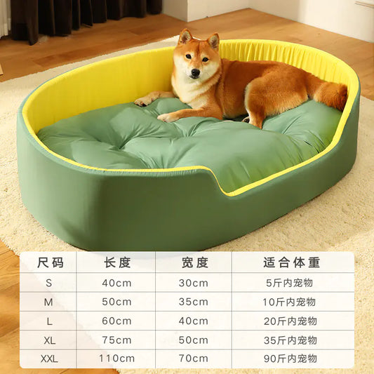 Dog Bed with Removable Washable Cover